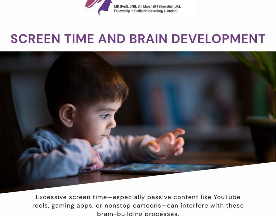 Screen time and brain development